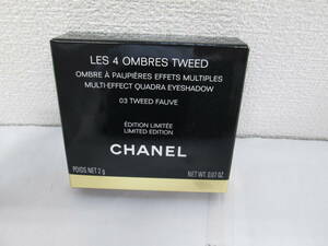 □ 新品 未使用 CHANEL シャネル 03 アイシャドウ レ キャトル オンブル ツイード フォーヴ