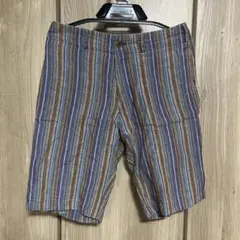 paul smith ポールスミス マルチストライプハーフパンツ