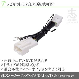 即納 【980円】トヨタ純正 NHDT-W58G他 走行中ＴＶ解除 テレビキット TVキット テレビキャンセラー ディーラーオプションナビ 対応