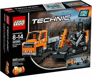 新品★レゴ LEGO 道路工事トラック & ショベルカー 42060☆送料無料☆