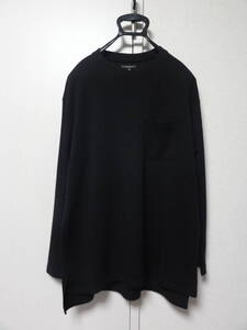 19FW Engineered Garments LS Crewneck Shirt Wool Poly Merino Jersey エンジニアードガーメンツ クルーネック シャツ ブラック M