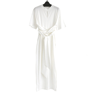 Mame Kurogouchi 定価50,600円 23AW Suvin Cotton Jersey Dress スビンコットンジャージーワンピース 2 MM23PF-JS703 マメクロゴウチ