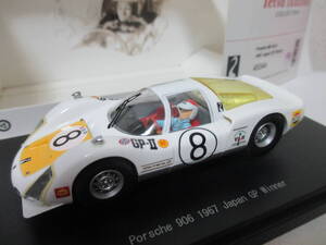 ポルシェカレラ６　1967年日本GPウイナー　生沢徹フィギア付　　1/43