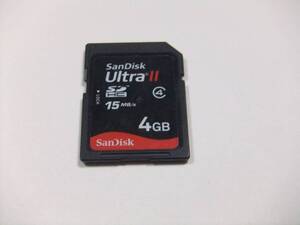 SDHCカード 4GB CLASS4 フォーマット済み SanDisk UltraII