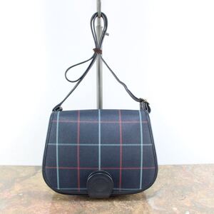 BURBERRYS CHECK PATTERNED LOGO SHOULDER BAG MAD IN ENGLAND/バーバリーズチェック柄ロゴショルダーバッグ