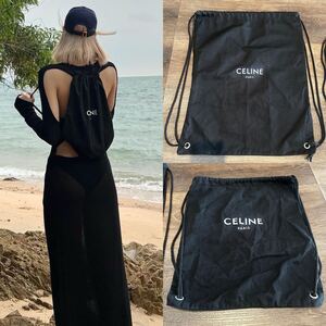 Lisa着用 CELINE by hedi slimane セリーヌ エディスリマン ナップサック セット bag バッグ