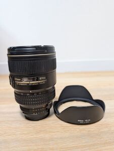 【ジャンク品】Nikon AF-S 17-35mm F2.8D 前後純正キャップ＆フード付き