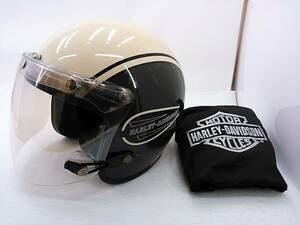 【送料無料】良品 Arai アライ HARLEY-DAVIDSON ハーレー コラボ クラシックSW XLサイズ シールド付き ジェットヘルメット