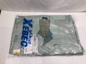 未使用 XEBEC 長袖 ブルゾン 9110 LL スラックス 85 モスグリーン 9120 上下セット メンズ ジーベック 24061101i6