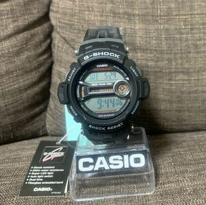 1円スタート ほぼ未使用 展示品 CASIO カシオ G-SHOCK Gショック GD-200-1DR 腕時計 デジタル ブラック 黒 LEDライト