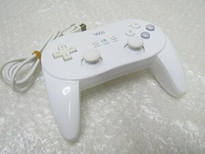 PK17436S★任天堂★WiiクラシックコントローラPRO シロ★動作品★