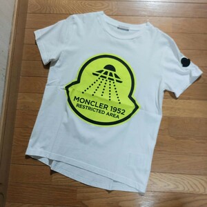 モンクレール Tシャツ 国内正規品 ブラックワッペン