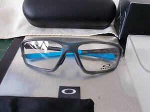 OAKLEY オークリー CROSSLINK ZERO A 超かっこいい 眼鏡フレーム OX8080-0158 Satin Grey Smoke