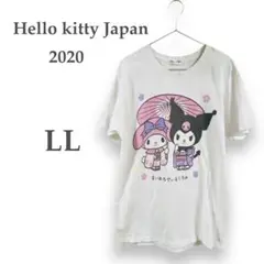 【Hello kitty Japan】⭐︎ハローキティ⭐︎マイメロディ⭐︎TシャツLL