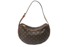 LOUIS VUITTON ルイヴィトン ハンドバッグ クロワッサンMM M51512 モノグラムキャンバス ブラウン 美品 中古 4c070969