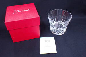 美品 Baccarat バカラ ロックグラス イヤータンブラー ローザ 2015年 共箱 G06040T