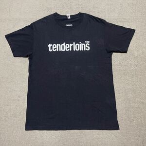 TENDERLOIN テンダーロイン ロゴ Tシャツ ブラック L バックプリント入り