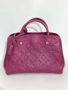 LOUIS VUITTON/ルイヴィトン/モンテーニュ/BB/モノグラムアンプラント/ハンドバッグ/鞄/レザー/レディース/SP4185/1110f2