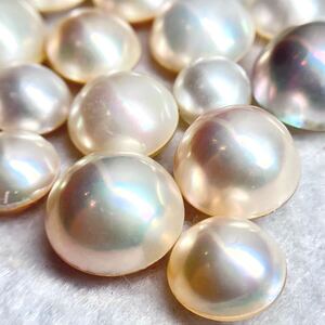 1円〜!!◯マベパールおまとめ154ct◯d 約30.8g pearl パール 半円真珠 ジュエリー jewelry 裸石 宝石 w4タ5