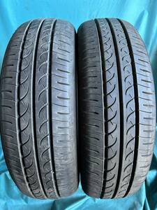 2021年製165/60R15 中古タイヤ2本セット　 YOKOHAMA ヨコハマ　ブルーアース　AE-01