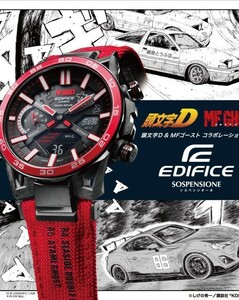  G-SHOCK CASIO EDIFCE エディフィス ECB-2000MFG-1AJR MFゴースト&頭文字Dコラボソーラー電池時計