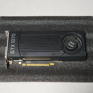 ZOTAC GEFORCE GTX1070 8GB 256BIT GDDR5 動作確認済み PCパーツ グラフィックカード PCIExpress