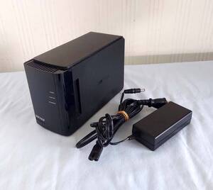 ●BUFFALO バッファロー HDD(NAS) Link Station リンクステーション 1TB×2・LS-WX2.0TL/R1J●