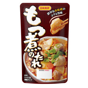 もつ煮のたれ 150g ３～４人前 濃縮タイプ 日本食研/1326ｘ２袋セット/卸 濃厚な赤味噌のコクと旨味