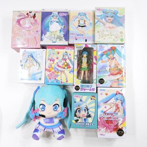 未開封 初音ミク フィギュア 10体セット 中古ぬいぐるみ1体セット #1127322