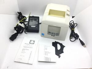 ◆07373) スター精密 サーマルレシートプリンタ TSP650Ⅱ アダプタ付(辛2)