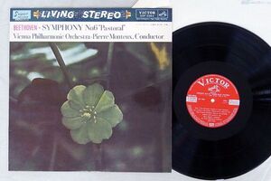 LP Beethoven - Monteux, Vienna Philharmonic Pastoral: The Sixth Symphony By Beethoven SHP2084 VICTOR RED SEAL /00260