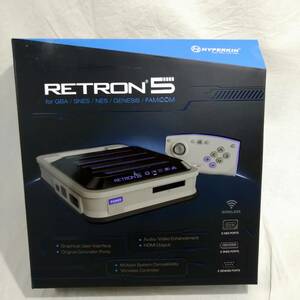 【未開封】レトロン5 RETRON 5 本体 GBA/SNES/NES/GENESIS/FAMICOM 互換機 ハイパーキン HYPERKIN 箱付【ゲーム 当時物 レア 入手困難】12