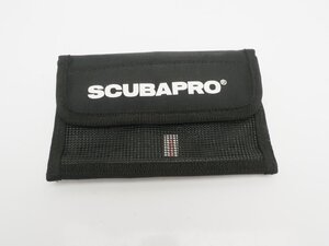 未使用 SCUBAPRO スキューバプロ ウエイトベルト用ウェイトポケット 黒 サイズ:16.5cm x 11cm スキューバダイビング用品 [C21-61020]