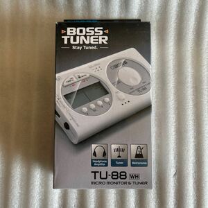 未開封 BOSS TUNER TU-88 ボス チューナー マイクロモニター チューナー メトロノーム ヘッドホン アンプ Roland ローランド 楽器 新品