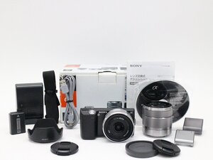 ●○【元箱付】SONY α NEX-5 ダブルレンズキット ミラーレス 一眼カメラ Eマウント ソニー○●026431001m○●