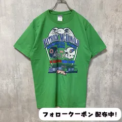 古着 used　アメフト　PATRICK McDonald 2011　半袖プリントTシャツ　スポーツ　緑　グリーン　レトロ