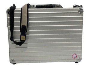 １円スタート RIMOWA アタッシェケース トパーズ リモワ 8リットル ビジネスバック アタッシュケース 本体 ジュラルミンケース シルバー