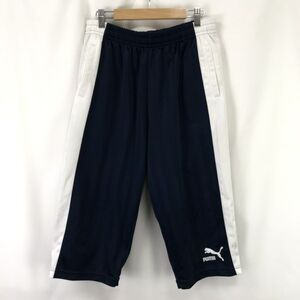 90s-00s/Vintage/ヒットユニオン★PUMA/プーマ★ハーフパンツ【メンズO/W86/ネイビー】トラックパンツ/ズボン/Pants/Trouser◆pBH795