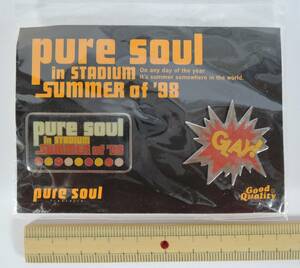 03E■GLAY　ピンバッジ■PURE　SOUL　IN　STADIUM　SUMMER　OF　’98　未開封