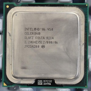 Intel Celeron 450 SLAFZ Socket 775 (LGA775) (動作確認済 中古品) (管:PCC12 x2s