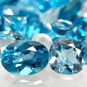 1円〜!!小粒!!◯天然ブルートパーズおまとめ100.5ct◯n 約20.1g 裸石 宝石 blue topaz ルース jewelry ジュエリー w4 29