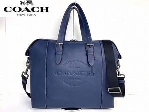 極美品★送料無料★完売モデル コーチ メンズ COACH レザー ハドソン 2Way ビジネスバッグ ブリーフ ショルダー ビジネストート