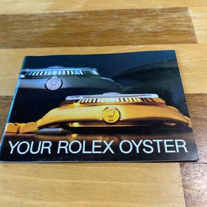 3526【超希少必見】ロレックス オイスター冊子 Rolex oyster 1988年度版
