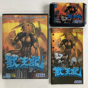 中古　動作確認済み　MD　メガドライブ　獣王記　箱・説明書付属　セガ　SEGA　レトロゲーム