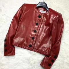 【極希少】YSL Rive Gauche leather Jacket 36