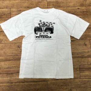 1998年　F1 POTENZA BRIDGESTONE ブリジストン　半袖Tシャツ　ヴィンテージ　90年代 ホワイト