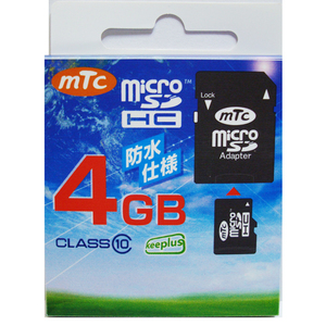 まとめ得 mtc microSDHCカード 4GB class10　(PK) MT-MSD04GC10W x [3個] /l