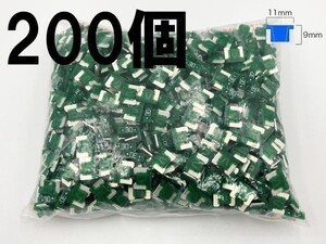 【太平洋精工 30A 緑 低背 ヒューズ 200個】 送料無料 シガーライター ETC 接続 検索用) カーオーディオ ETC 増設