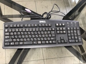 【24-i198】□ DELL デル 純正 □ 有線キーボード USB 英字配列 メンブレン式 □ SK-8110 / PS2接続 □