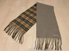 BURBERRY　バーバリー　マフラー　カシミア100％　未使用に近い ロング